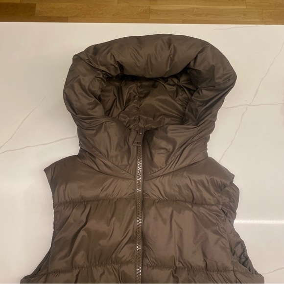 Zara brown hooded padded vest - Picture 8 of 10